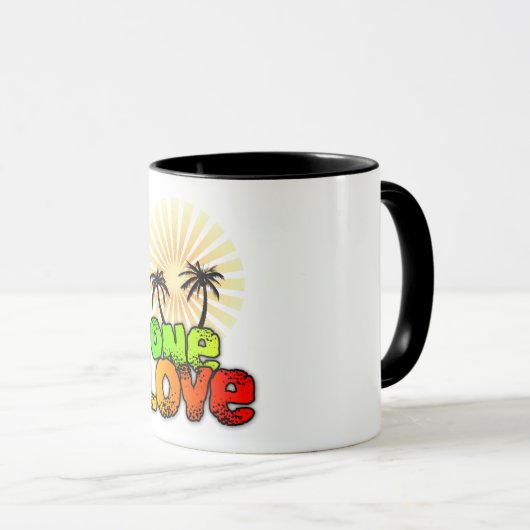 Eén liefde Jamaica Mok (Voorkant rechts)