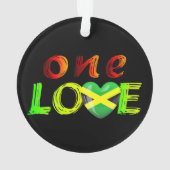 Eén liefde Jamaica Ornament (achterkant)