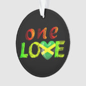Eén liefde Jamaica Ornament (voorkant)