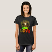 Eén liefde Jamaica T-shirt (Voorkant volledig)