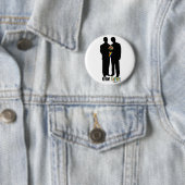 Eén liefde..show uw steun ronde button 5,7 cm (In situ)