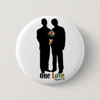 Eén liefde..show uw steun ronde button 5,7 cm