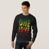 Een liefde voor Reggae Rasta 3 Trui (Voorkant volledig)
