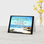 Een liefde zoals Dat Wenskaart Kaart (Gele Bloem)