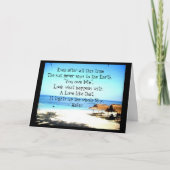 Een liefde zoals Dat Wenskaart Kaart (Voorkant)