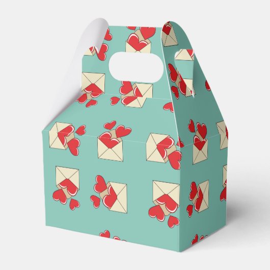 Een liefdesbrief bedankdoosjes (Voorkant Zijde)