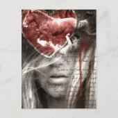 Een liefdesbrief briefkaart (Voorkant)