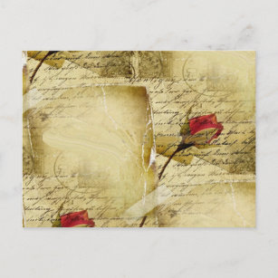 Een  liefdesbrief briefkaart