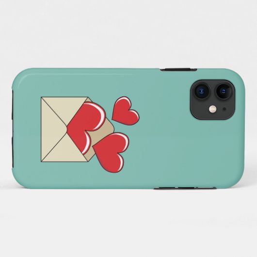 Een liefdesbrief Case-Mate iPhone case (Achterkant (horizontaal))