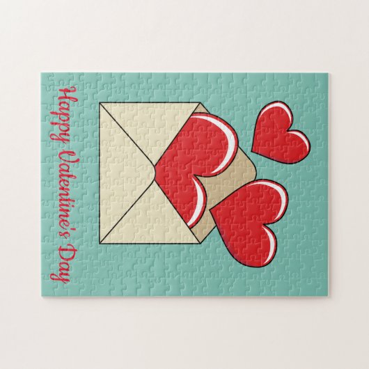 Een liefdesbrief | Jouw tekst toevoegen Legpuzzel (Horizontaal)