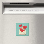 Een liefdesbrief magneet (Insitu (Vaatwasser))