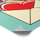 Een liefdesbrief poster (Hoek)