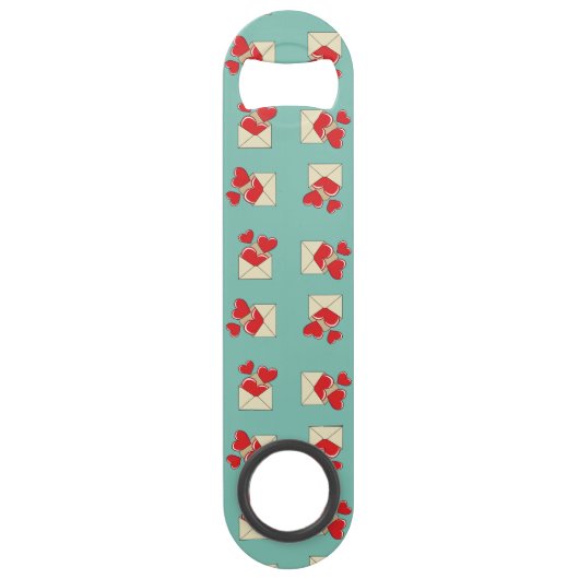 Een liefdesbrief speed flessenopener (Voorkant)