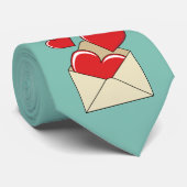 Een liefdesbrief stropdas (Opgerold)