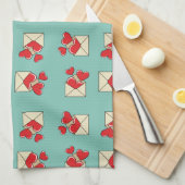 Een liefdesbrief theedoek (Quarter Fold)