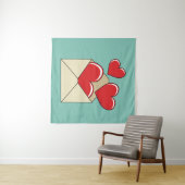 Een liefdesbrief wandkleed (In Situ (horizontaal))
