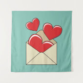 Een liefdesbrief wandkleed (Voorkant)