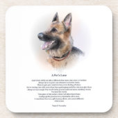 Een liefdespoëzie-verzamelaar onderzetter (Voorkant)