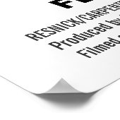 Een liefdesverhaal - Weddenfilms Foto Poster (Hoek)