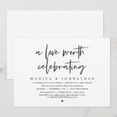 Een liefdeswedstrijd, weddenschap kaart (Voorkant / Achterkant)