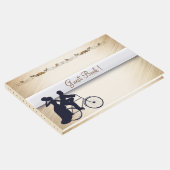 Een liefdevol Bicycle Weddenschap Gastenboek (Hoek)