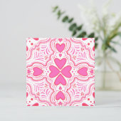 Een liefdevol feest kaart (Staand voorkant)