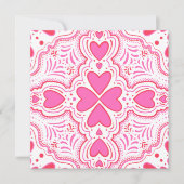 Een liefdevol feest kaart (Voorkant)