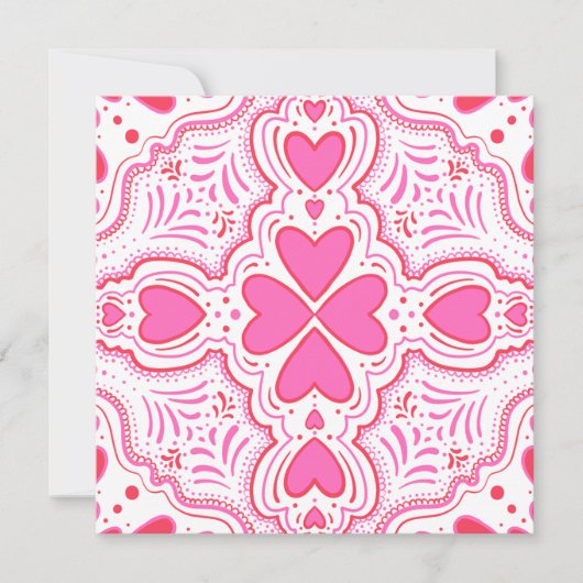 Een liefdevol feest kaart (Voorkant)