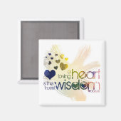 een liefdevol hart is de meest ware wijsheid magneet (Voorkant / Achterkant)