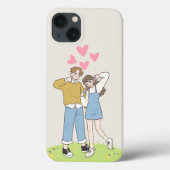 Een liefdevol paar Case-Mate iPhone case (Achterkant)