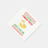 Een liefdevol Shirt van Pizza, alleen maar Funny K Servet (Hoek)