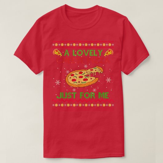 Een liefdevol Shirt van Pizza Funny T-Shirt (Design voorkant)
