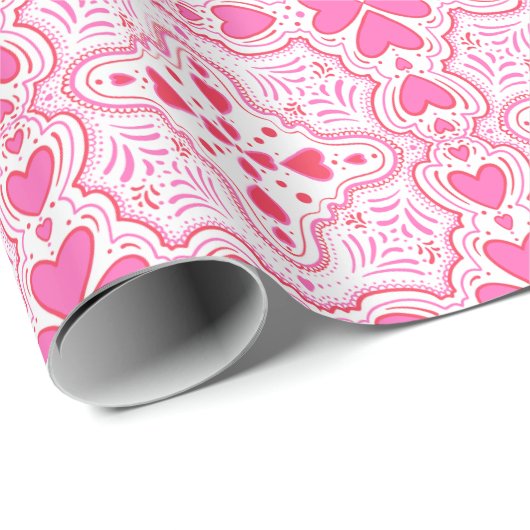 Een liefdevolle cadeaupapier (Rol Hoek)