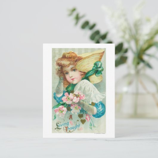 Een liefdevolle dij met Bonnet Briefkaart (Staand voorkant)