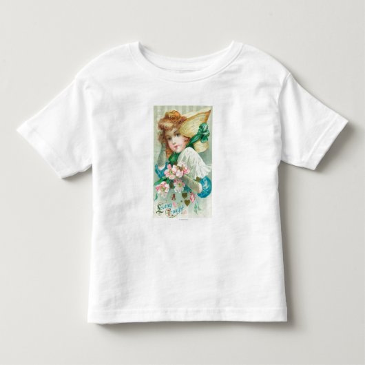 Een liefdevolle dij met Bonnet Kinder Shirts (Voorkant)