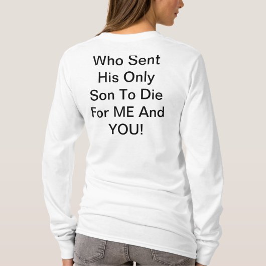 Een liefdevolle God T-shirt (Achterkant)