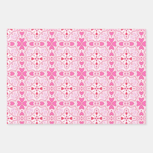 Een liefdevolle inpakpapier vel (Voorkant)