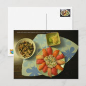 Een liefdevolle maaltijd... briefkaart (Voorkant / Achterkant)