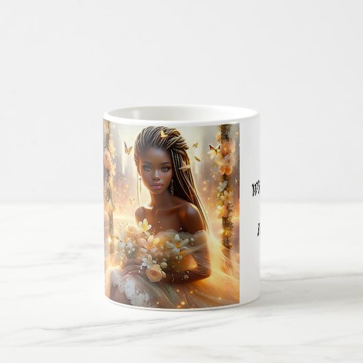 Een liefdevolle omhelzing in een beker: warmte voo koffiemok (Center)