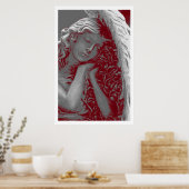 Een liefhebbende Angel 36 x 24 Poster (Keuken)