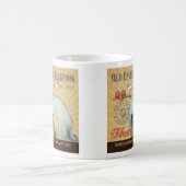 Een liefhebbende oude Engelstalige Sheepdog maakt  Koffiemok (Center)