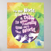 Een liefhebbende vader poster (Voorkant)