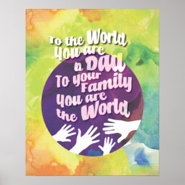 Een liefhebbende vader poster