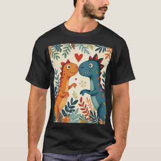 Een liefhebber van dinosaurussen t-shirt