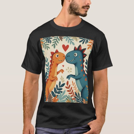 Een liefhebber van dinosaurussen t-shirt (Voorkant)