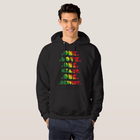 ÉÉN LIEFJE, ÉÉN HART, ÉÉN BESTEMMING. HOODIE (Voorkant volledig)