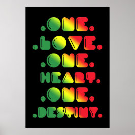 ÉÉN LIEFJE, ÉÉN HART, ÉÉN BESTEMMING POSTER