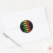 ÉÉN LIEFJE, ÉÉN HART, ÉÉN BESTEMMING. RONDE STICKER (Envelop)