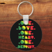 ÉÉN LIEFJE, ÉÉN HART, ÉÉN BESTEMMING SLEUTELHANGER (Voorkant)