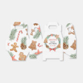 Een liefje is op weg Cookie Christmas Baby shower Bedankdoosjes (Uitgevouwen)